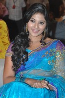 Anjali Saree Photos at SVSC